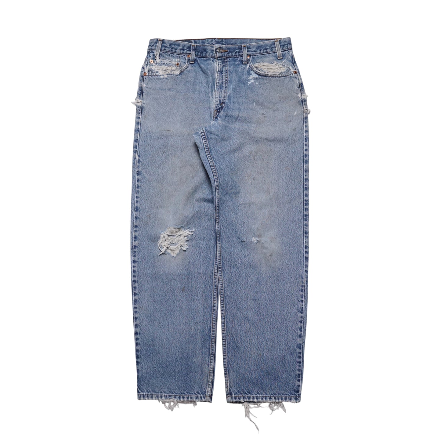 1990s Levi 550 "Thrashed" Size: 34W/32L