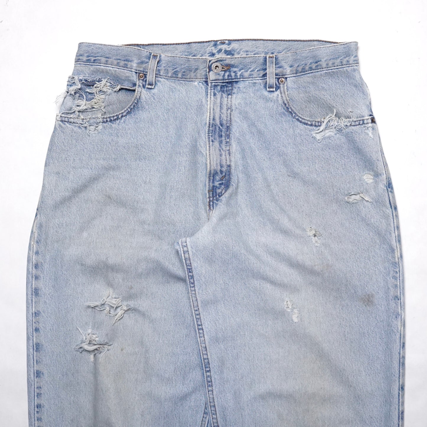 1990s Levi 595 "Light Wash" Size: 36W/35L