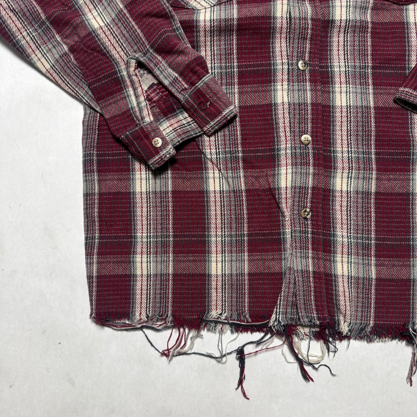 2000s Cotton Flannel "Distressed" Size: XL