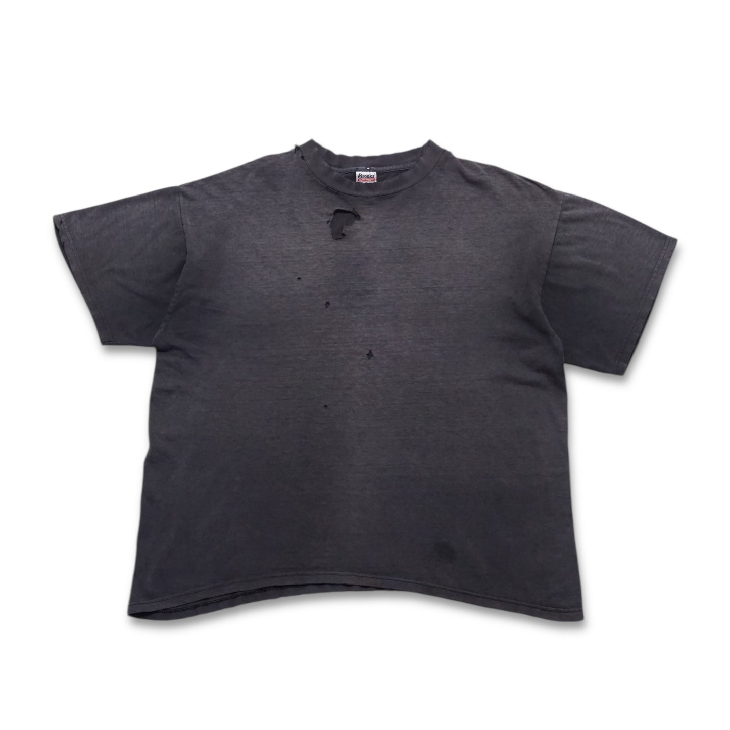 1990s Black Blank "Thrashed" Size: L/XL