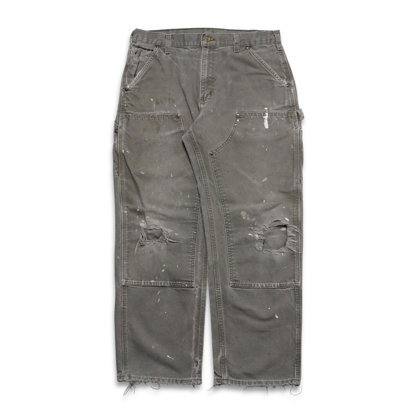 2000s Carhartt Double Knee "Olive" Size: 34W/29L