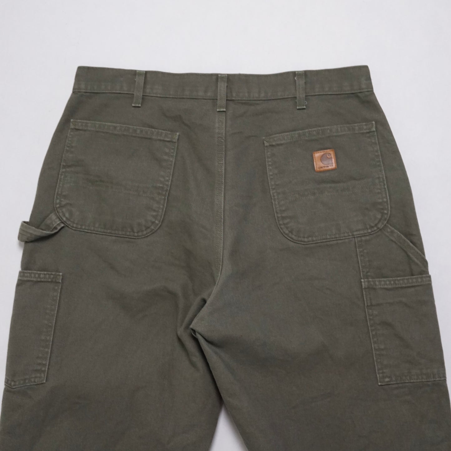 2000s Carhartt Carpenter Pant "Olive" Size: 36W/36L