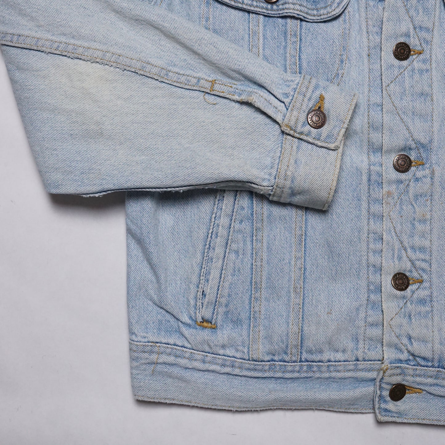 1980s Lee 101-J Denim Jacket “Light Wash” Size: M