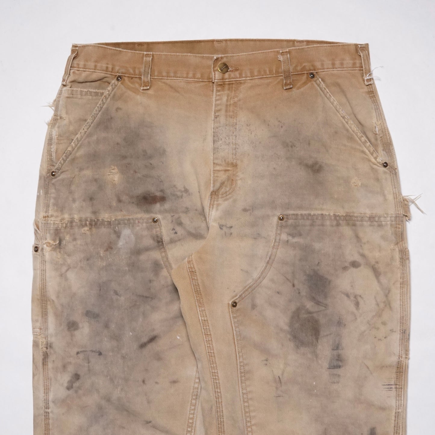2000s Carhartt Double Knee "Oil Stain" Size: 36W/31L