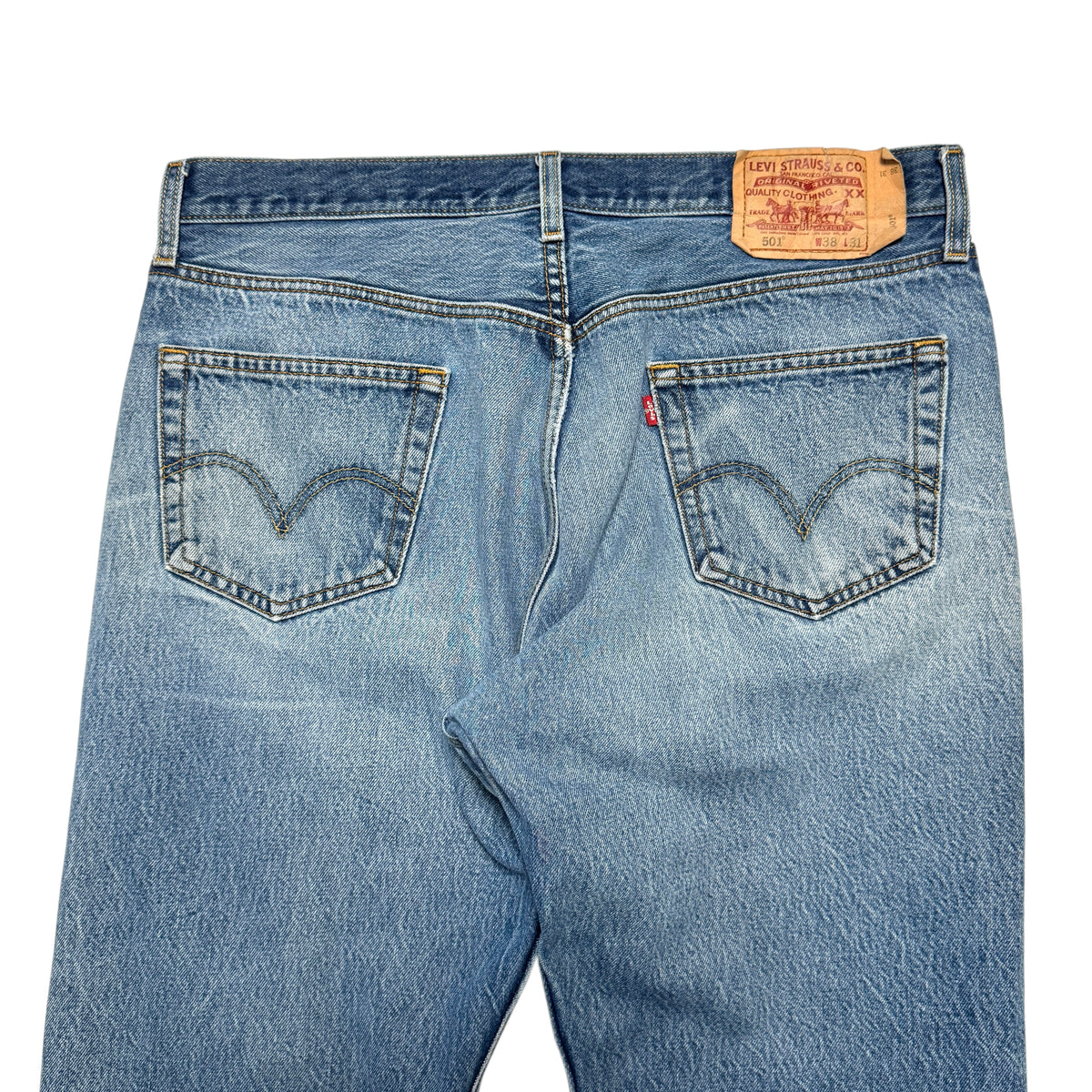 2000s Levi 501 "Light Wash" Size: 36W/28L