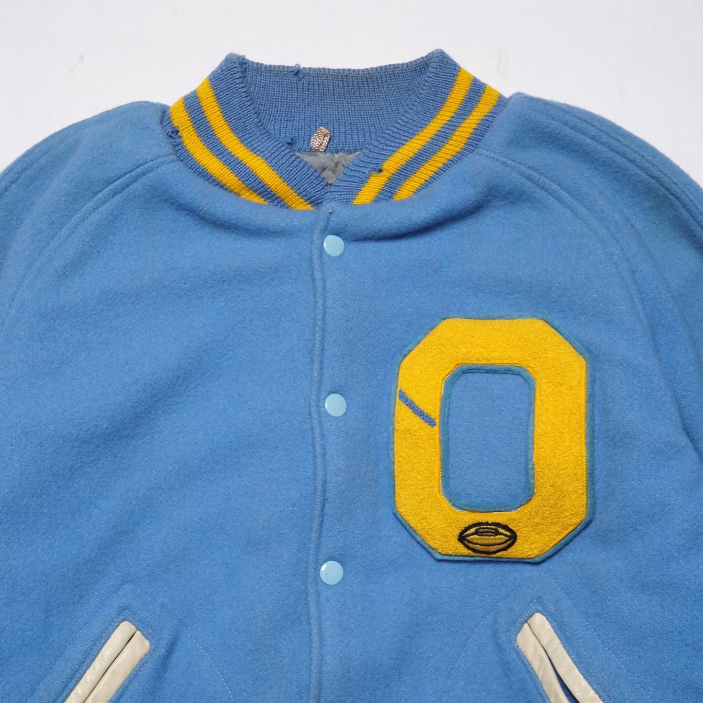 1960s Varsity Letterman Jacket "Blue" Size: L/XL