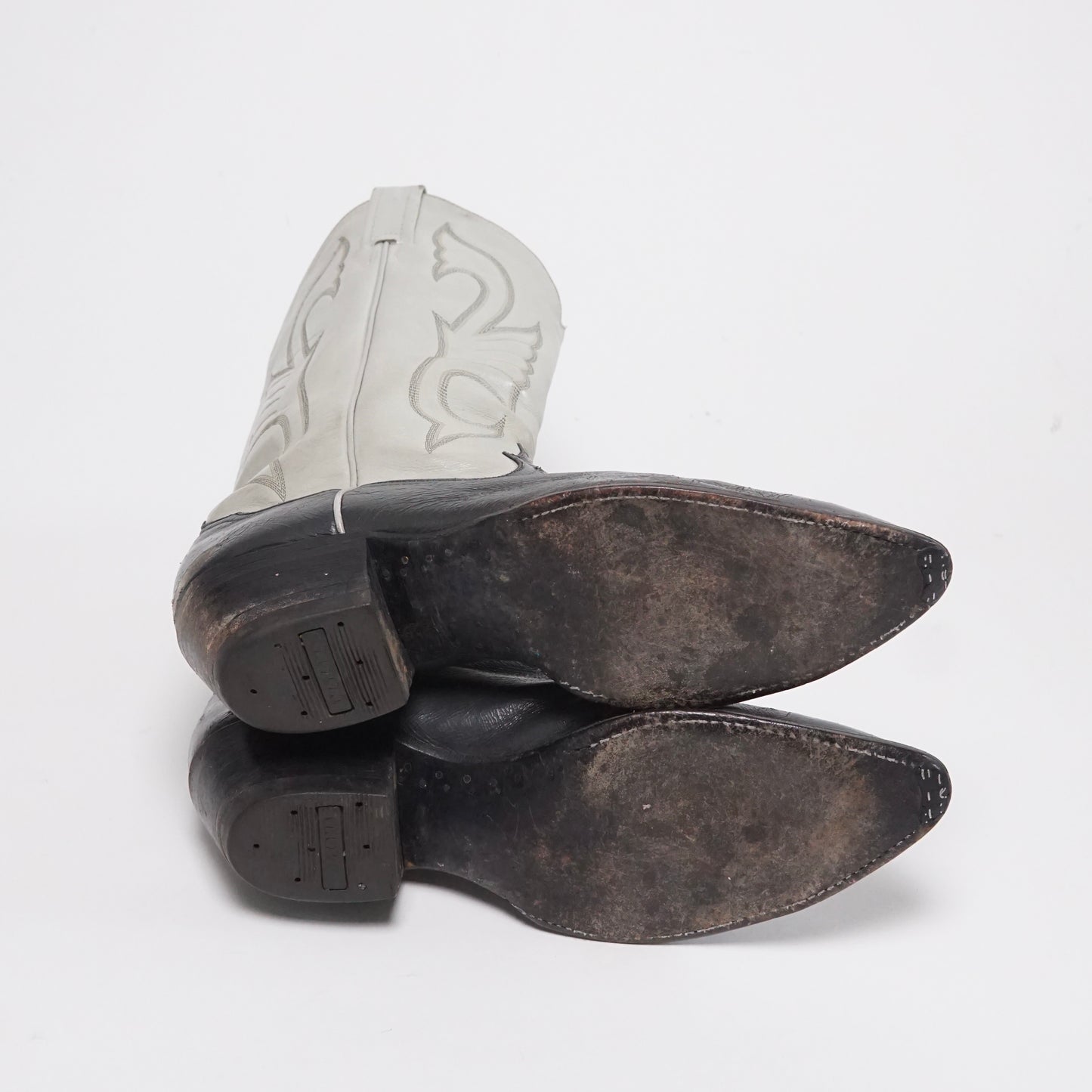 1980s Tony Lama Cowboy Boot "Grey" Size: 10M