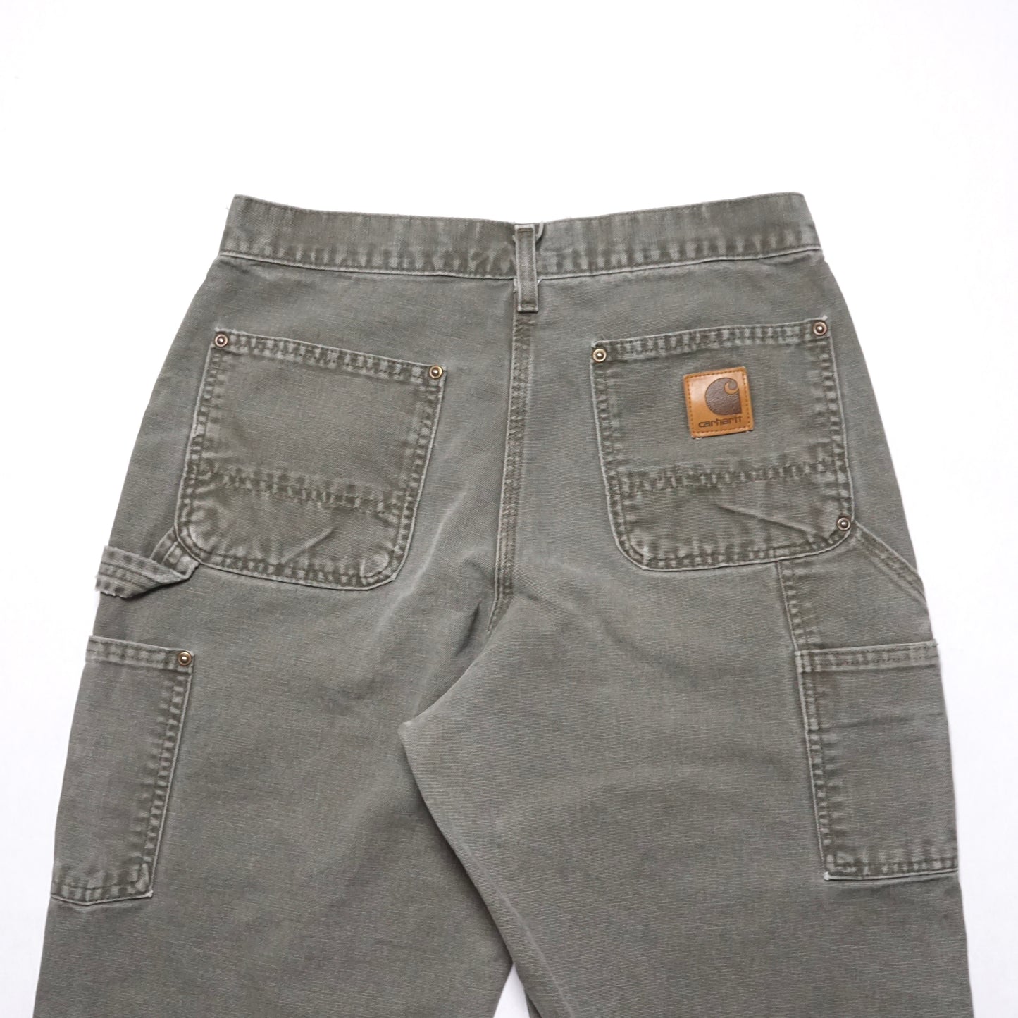 1990s Carhartt Double Knee "Moss" Size: 29W/32L