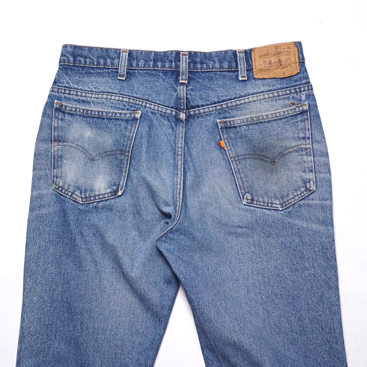 1980s Levi 517 Orange Tab "Sand" Size: 34W/32L