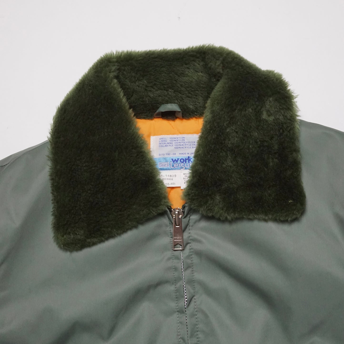 1970s Sears Bomber Jacket Size: M