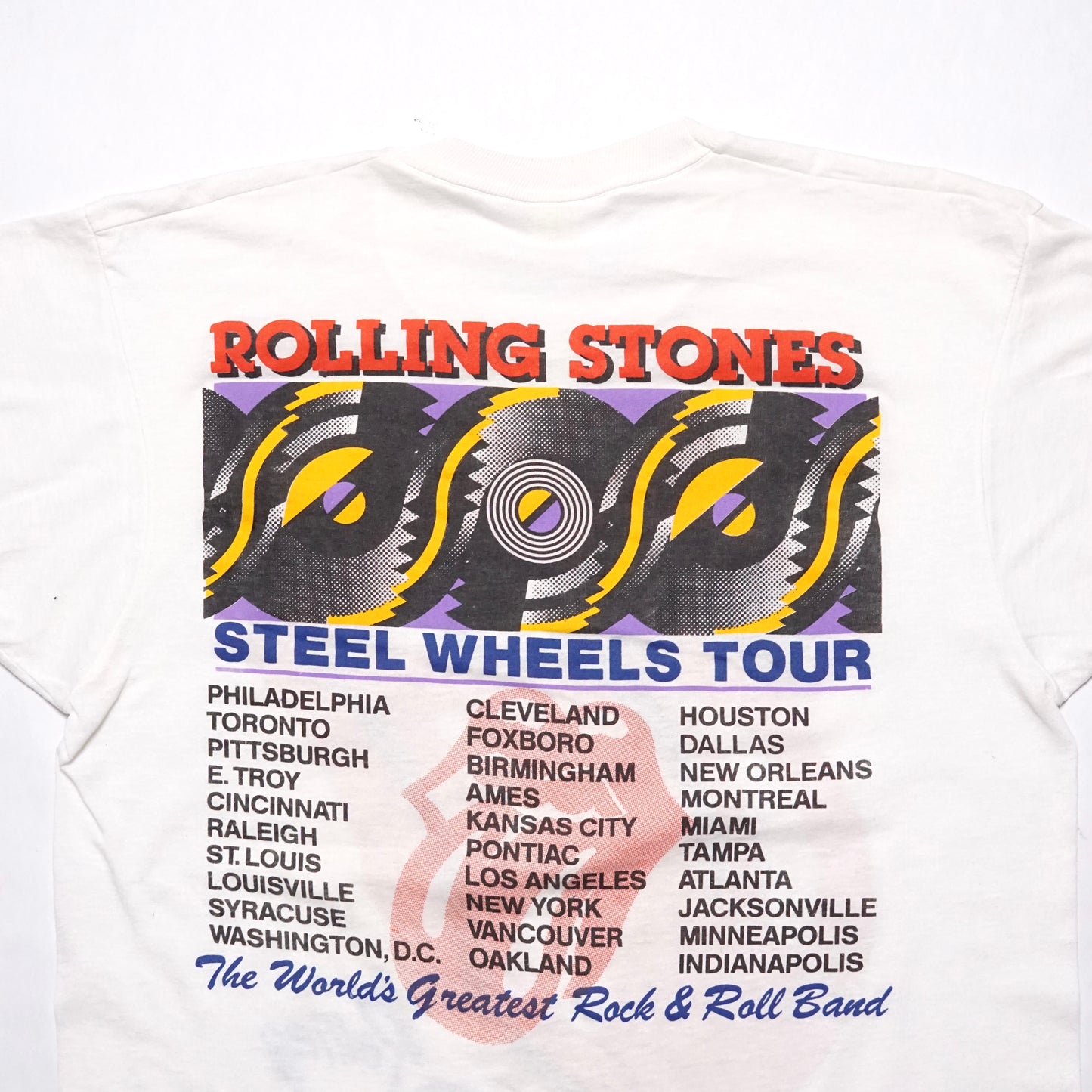 1980s Rolling Stones "Steel Wheels" Size: M