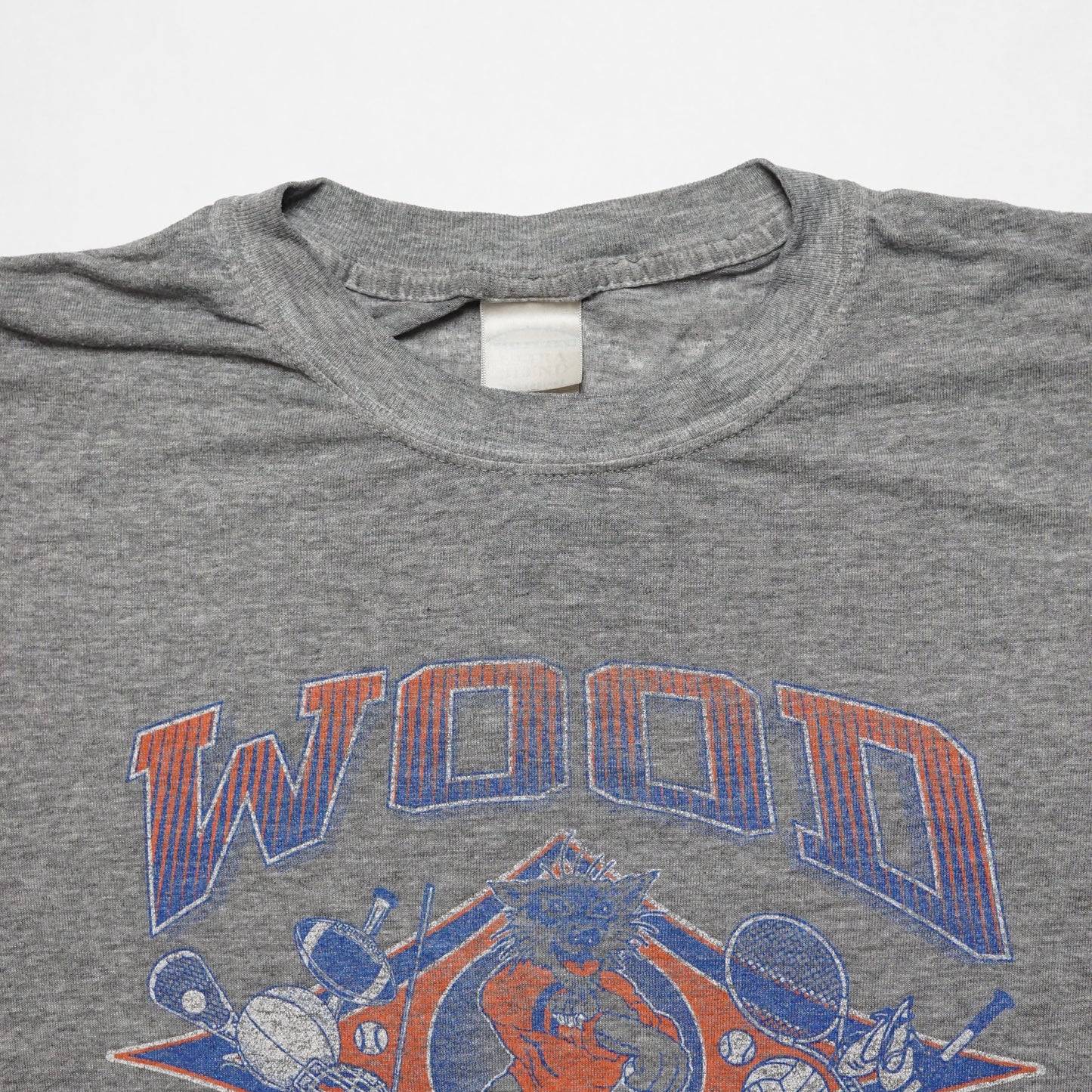 1990s Wood Wolverines "Grey" Size: M/L