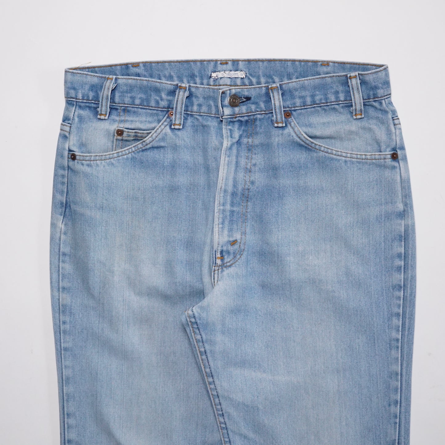 1990s Levi 517 Orange Tab "Light Wash" Size: 35W/30L