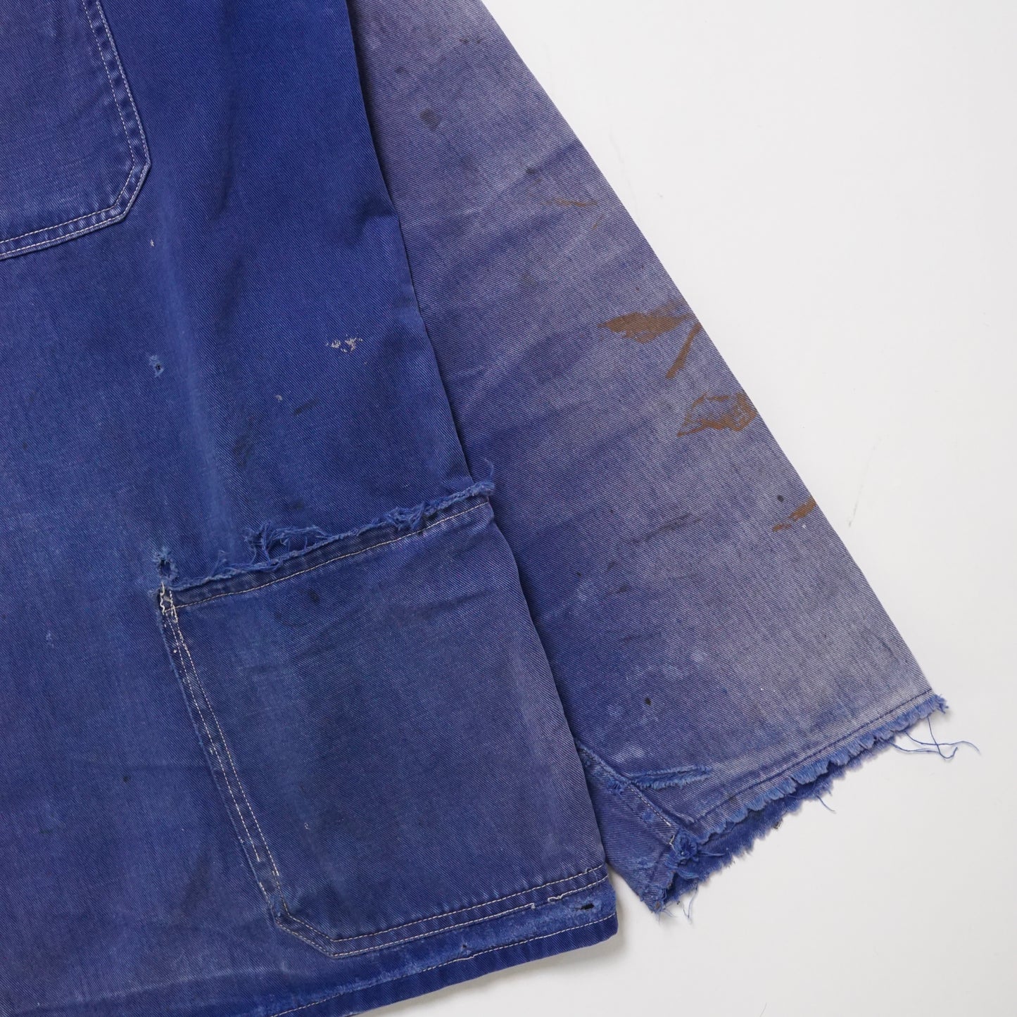 1940s French Chore Jacket "Sunfade" Size: M/L