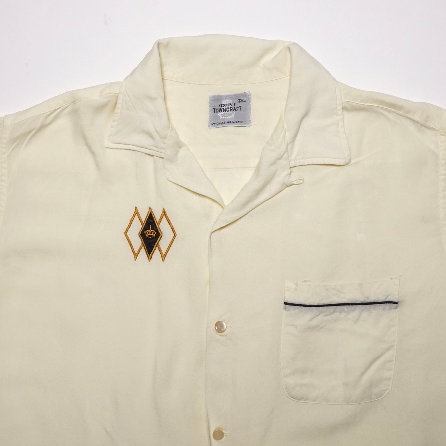 1960s Penneys Bowling Shirt Size: L