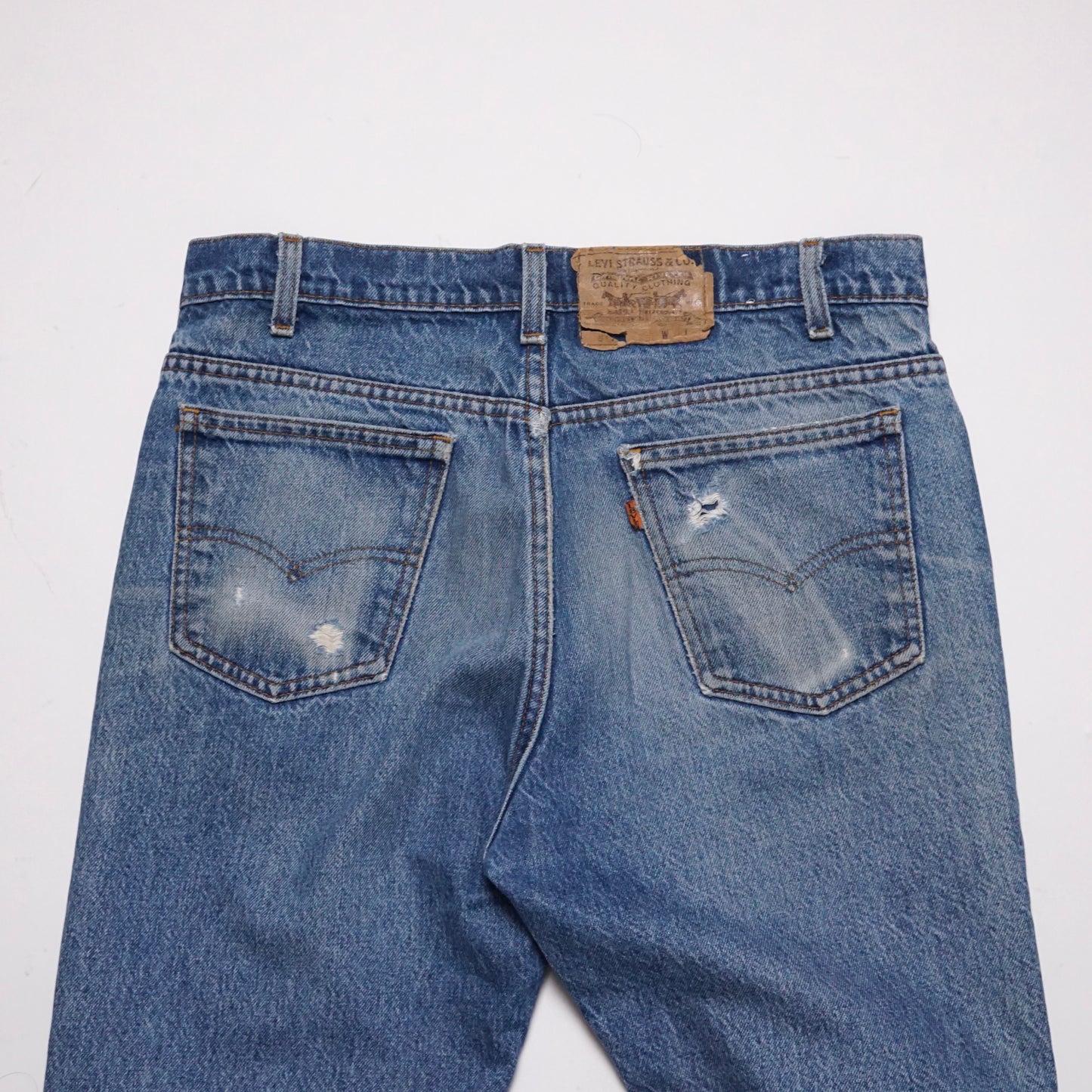 1980s Levi 517 Orange Tab “Patch” Size: 34W/33L