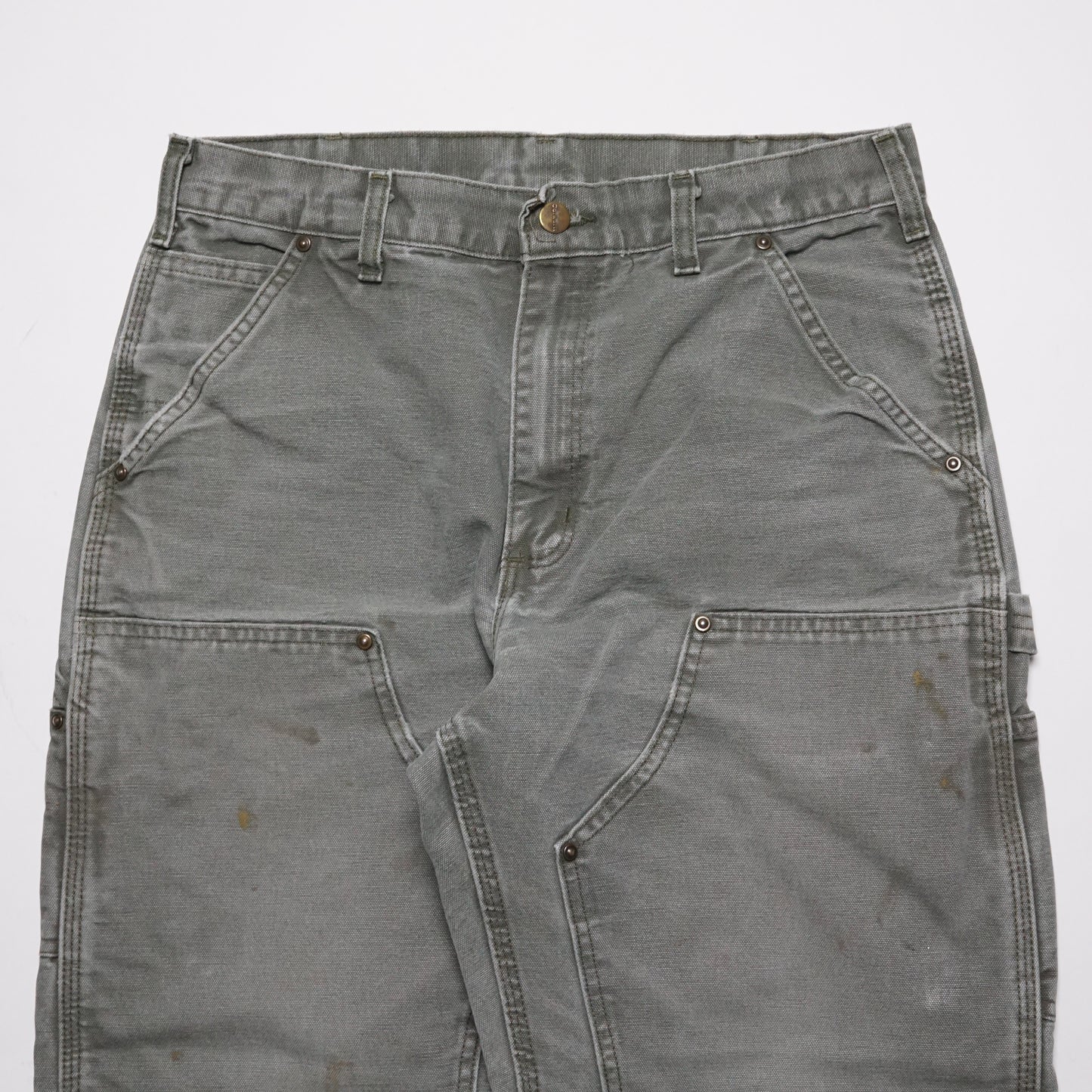 2000s Carhartt Double Knee “Olive” Size: 31W/27L