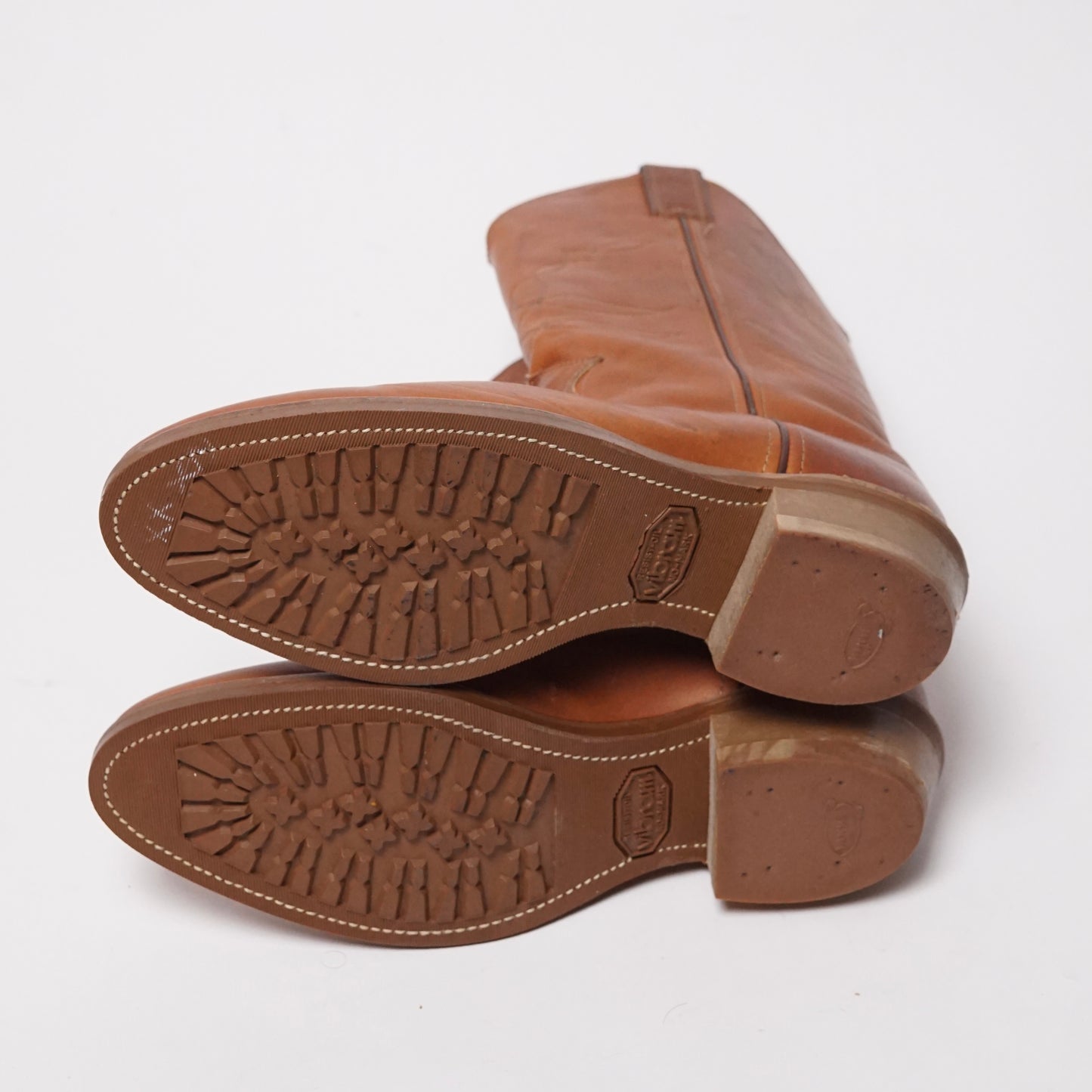 1990s Justin Cowboy Boot “Tan” Size: 8M