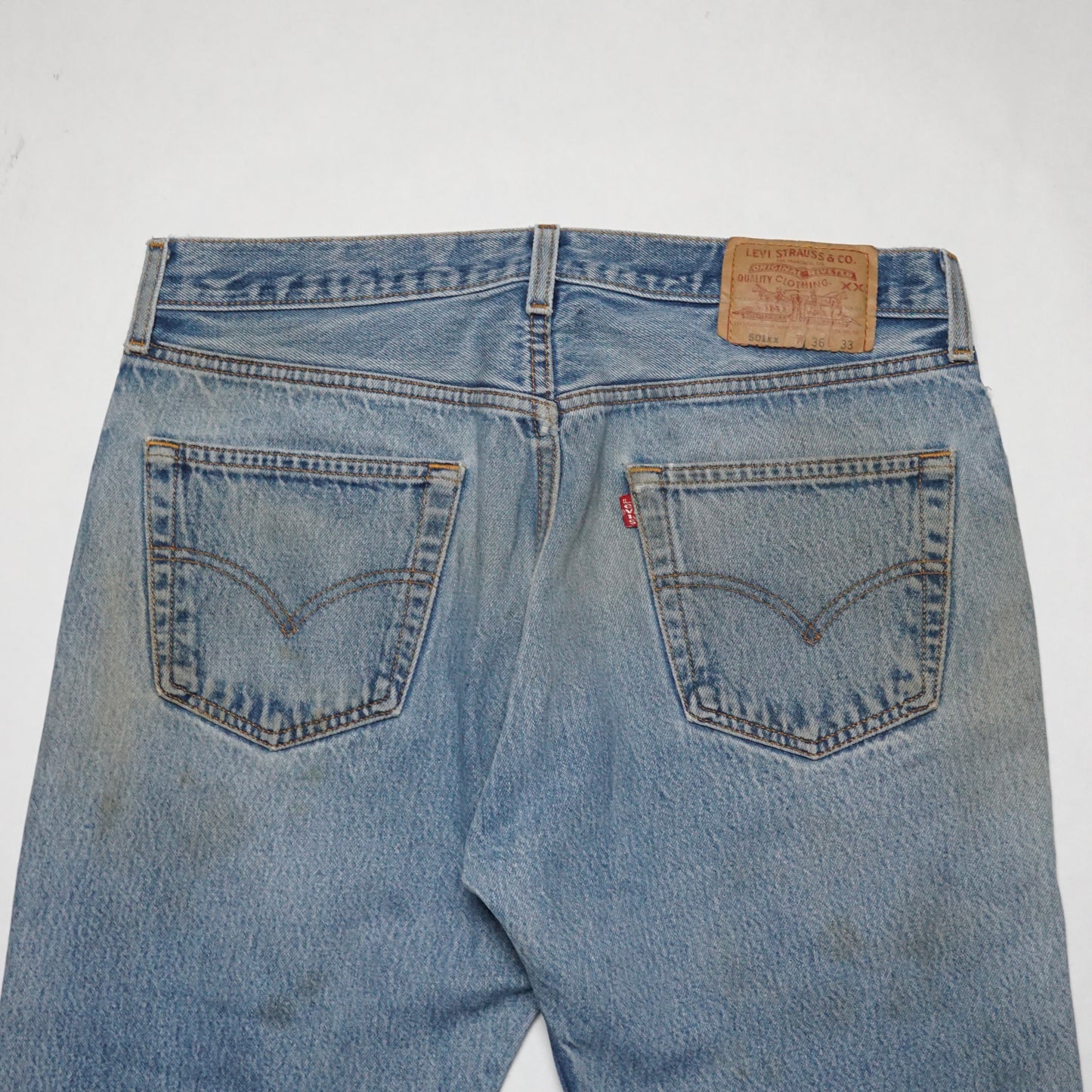 1990s Levi 501 "Mud" Size: 34W/31L