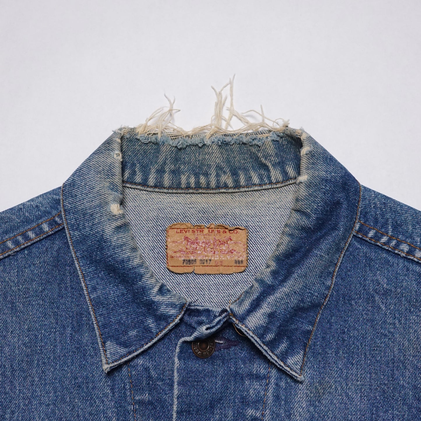 1980s Levi Type 3 Denim Jacket “Stone” Size: M