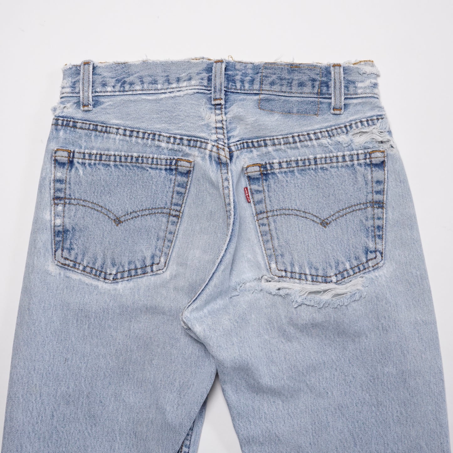 1980s Levi 501 "Thrashed" Size: 26W/30L