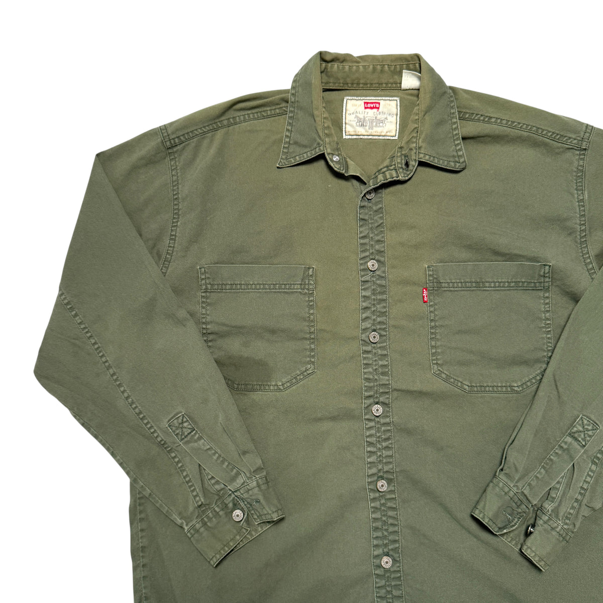 1990s Levi Over Shirt "Faded" Size: L