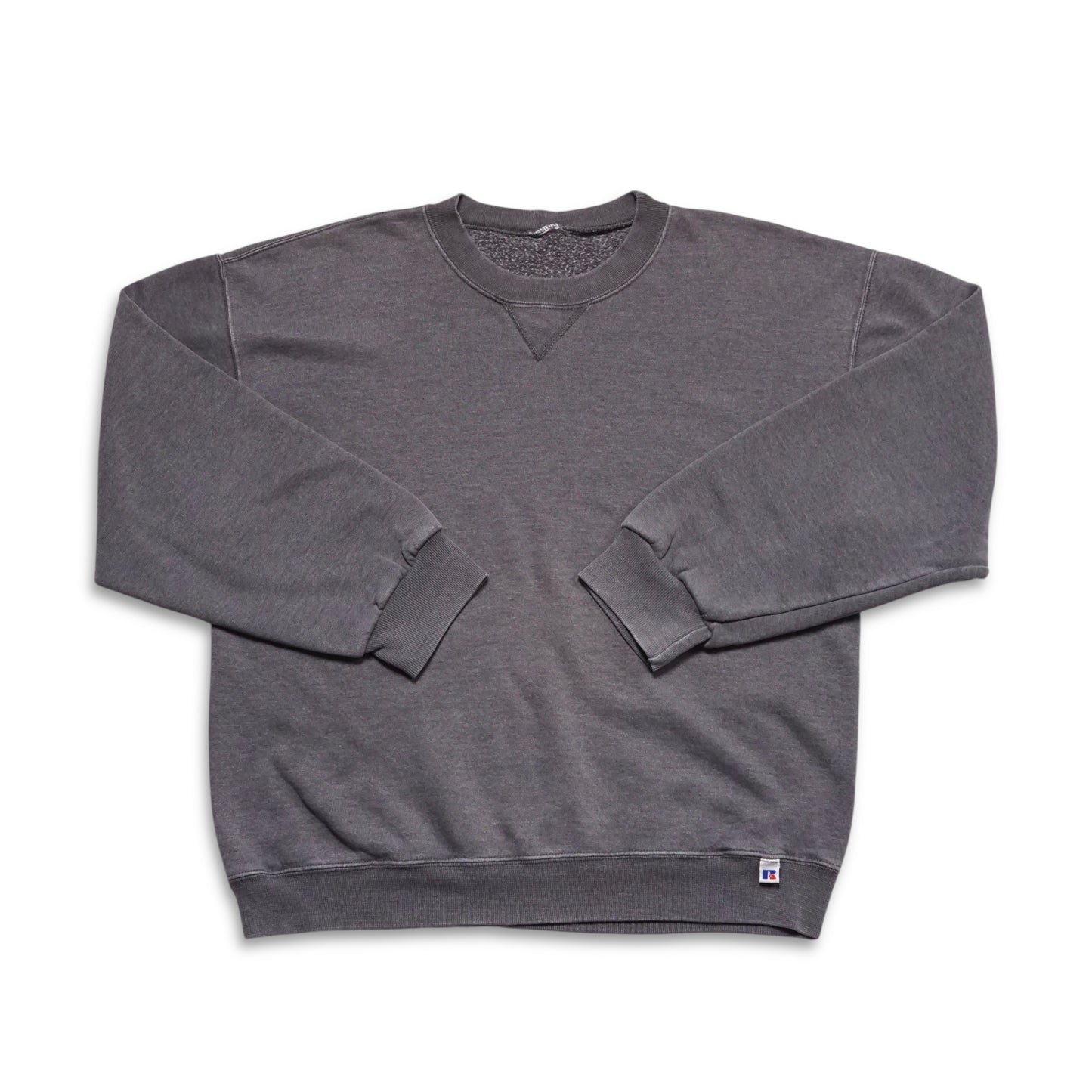 1990s Russell Athletic Sweatshirt "Grey" Size: L