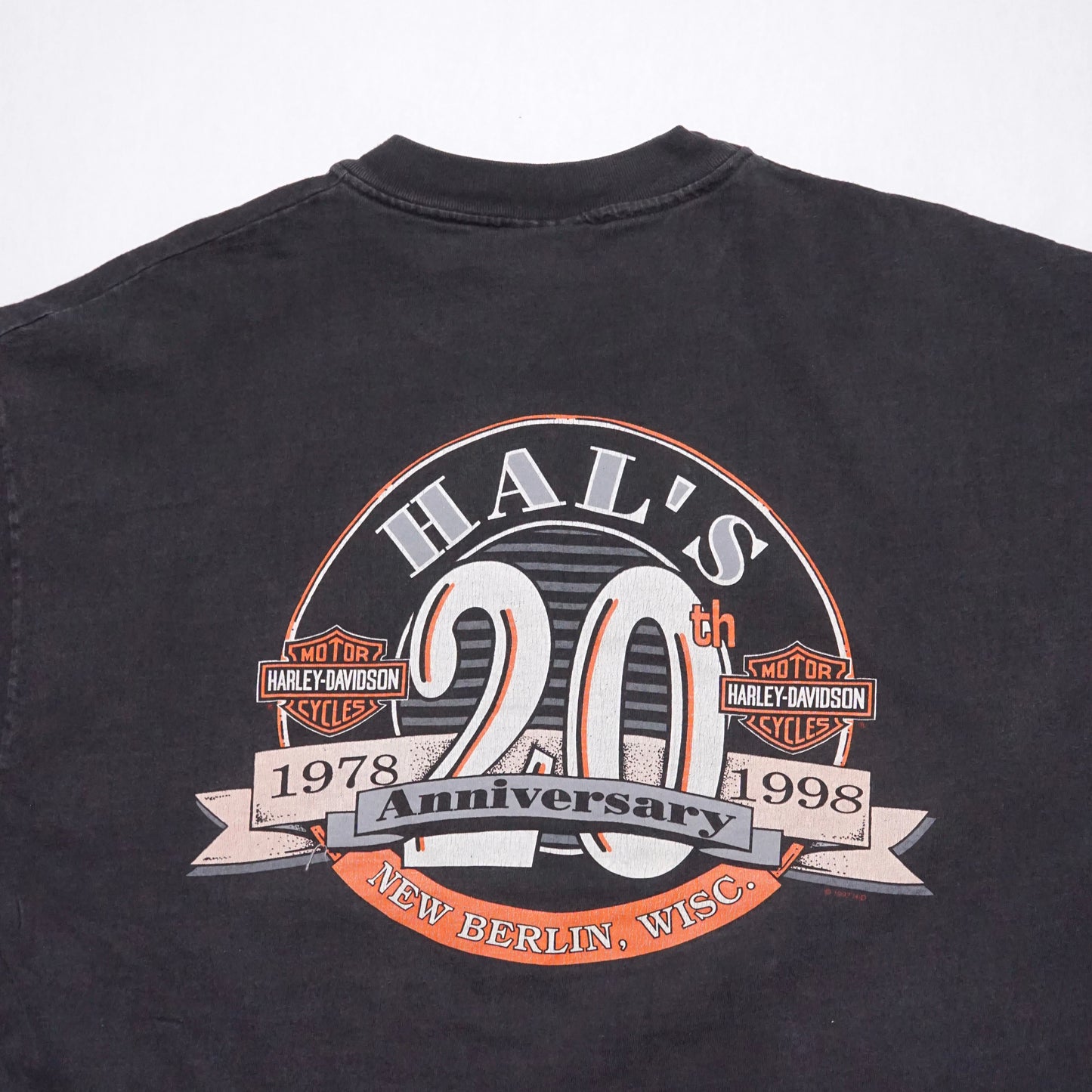 1990s Harley Davidson "Faded" Size: L/XL