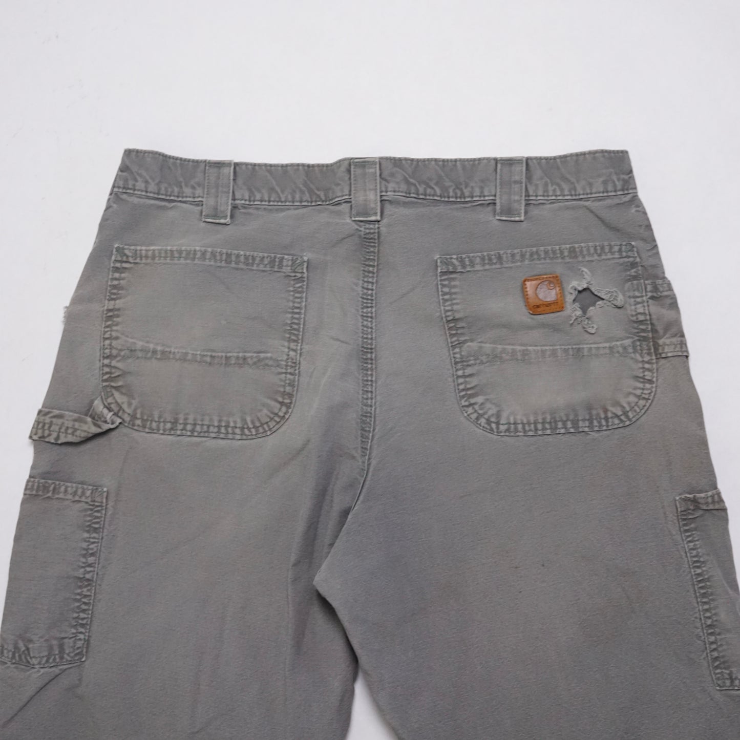 2000s Carhartt Carpenter Pant "Grey" Size: 38W/30L