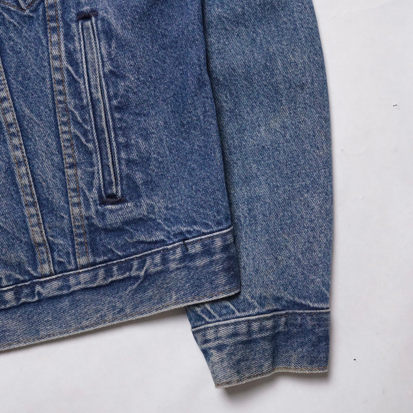 1980s Levi Type 3 Denim Jacket "Stone" Size: M