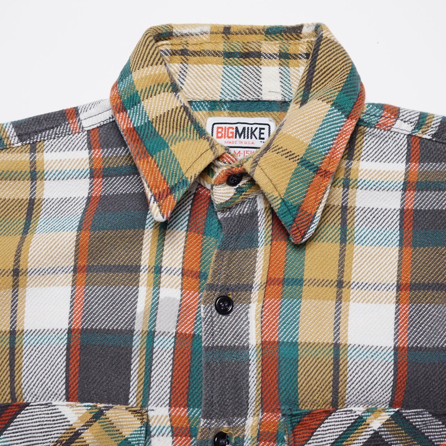 1980s Big Mike Cotton Flannel "Distressed" Size: M