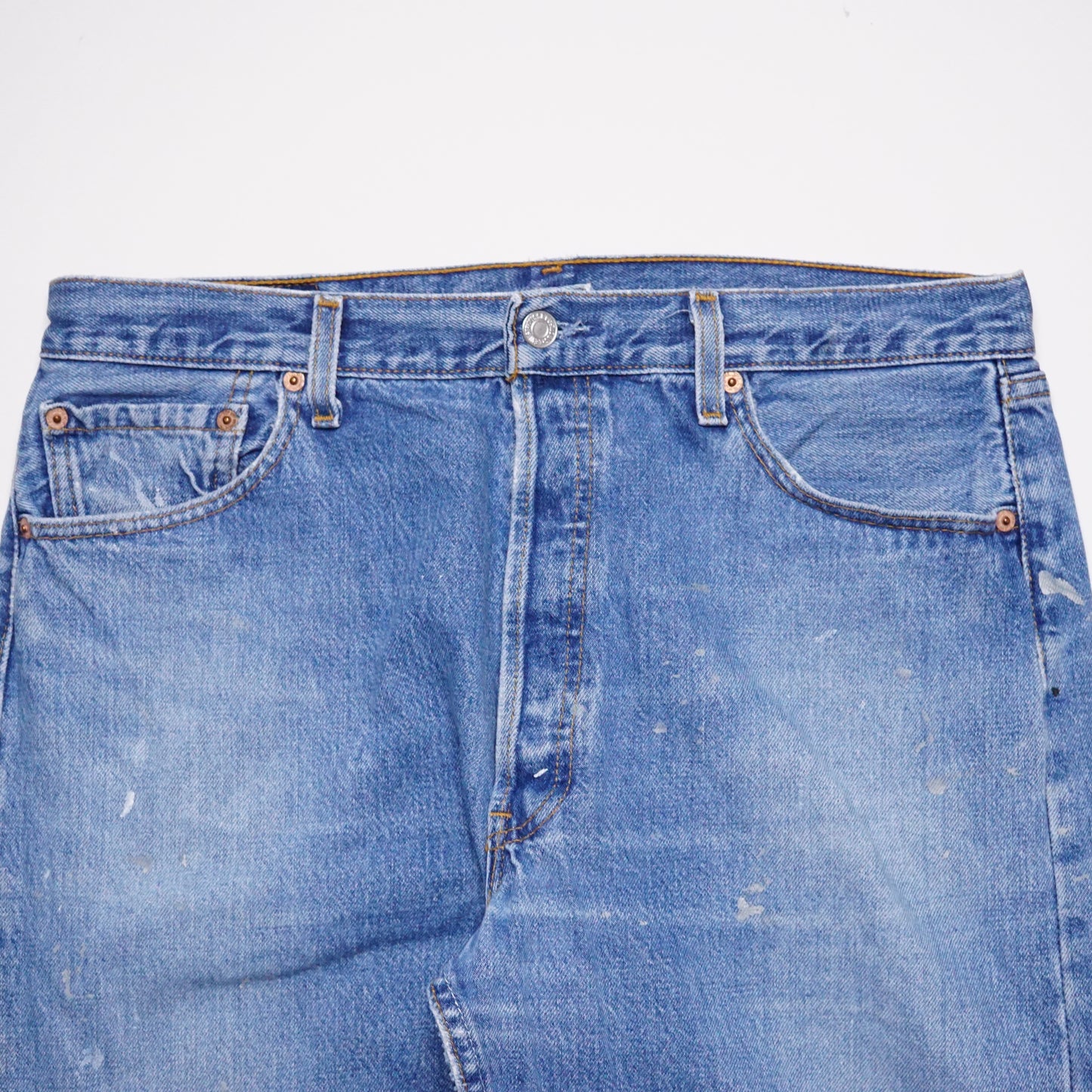 1990s Levi 501 "Paint Splatter" Size: 34W/30L