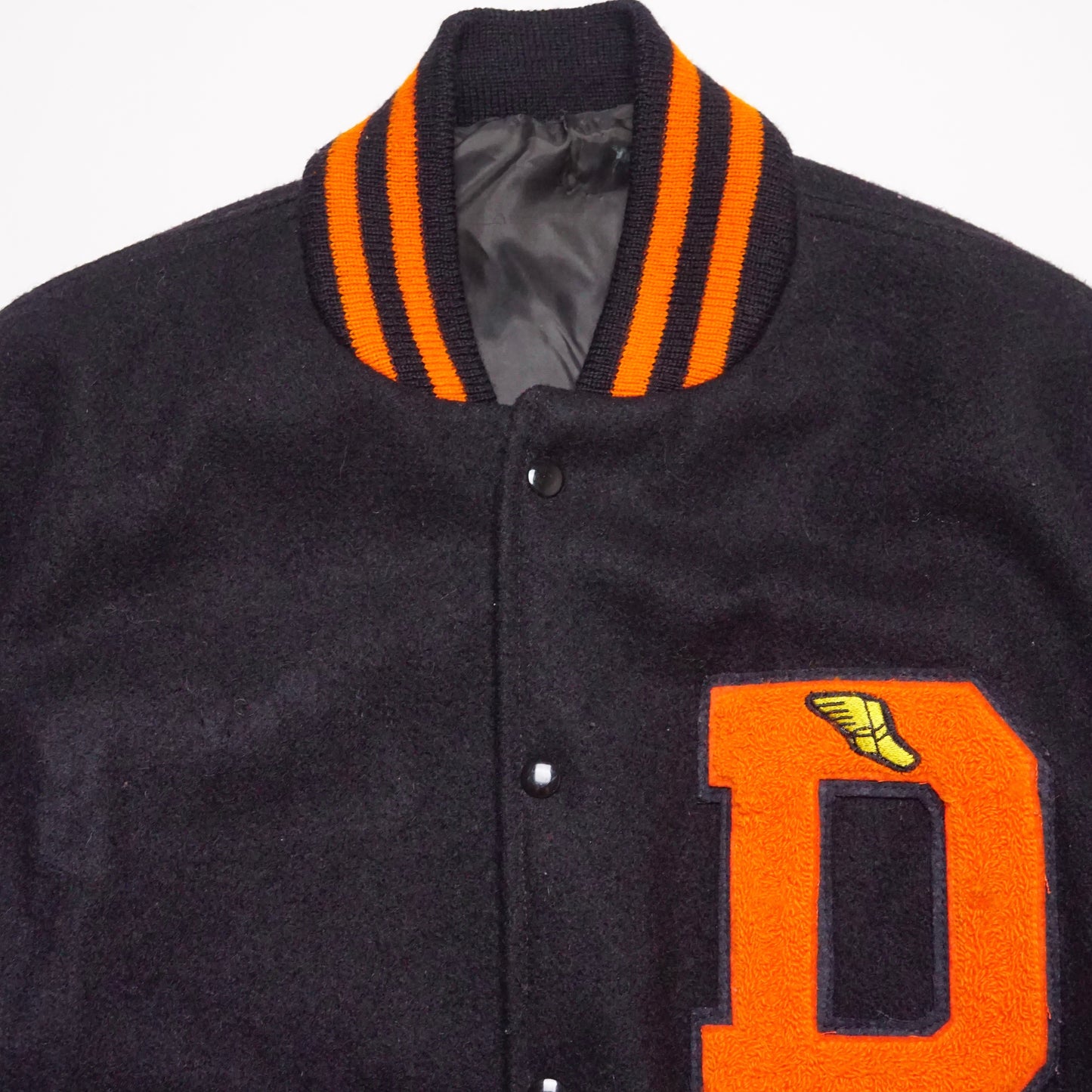 1990s Varsity Letterman Jacket "Dragons" Size: L
