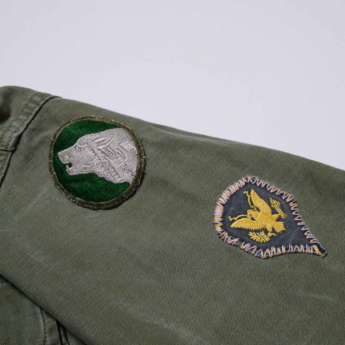 1960s Military OG-107 Fatigue Over Shirt Size: L