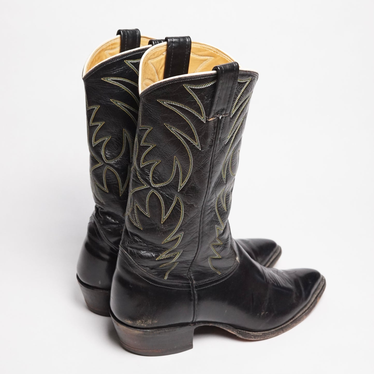 1970s Nocona Western Boot "Black" Size: 9M