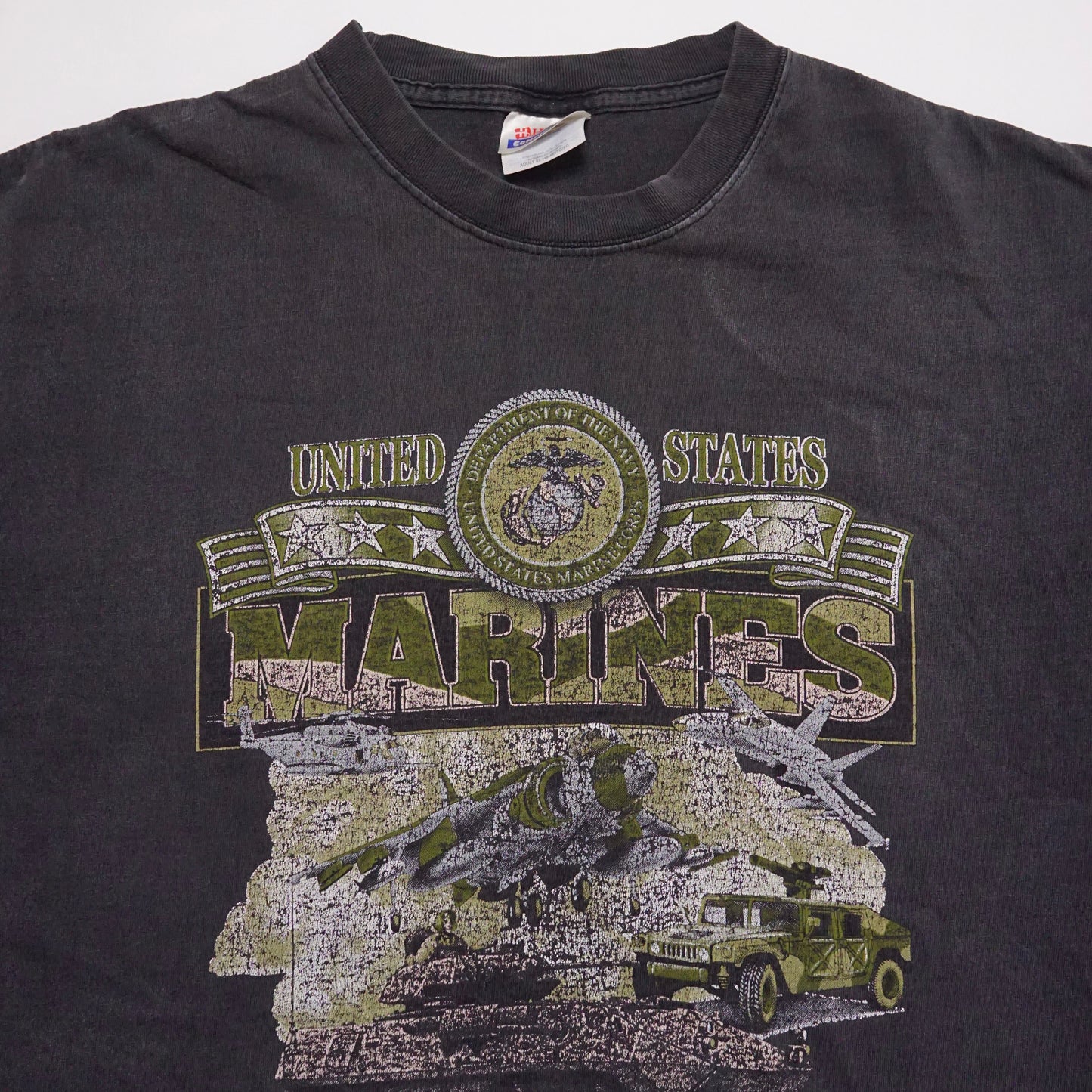 1990s Marines "Faded" Size: L/XL