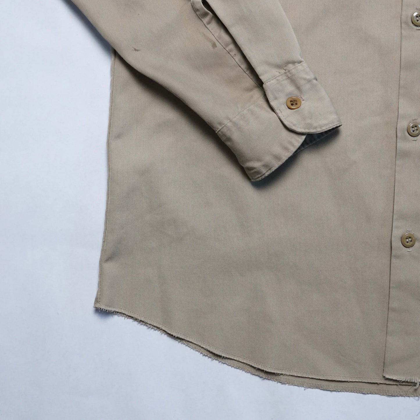1970s Sears Over Shirt "Khaki" Size: L