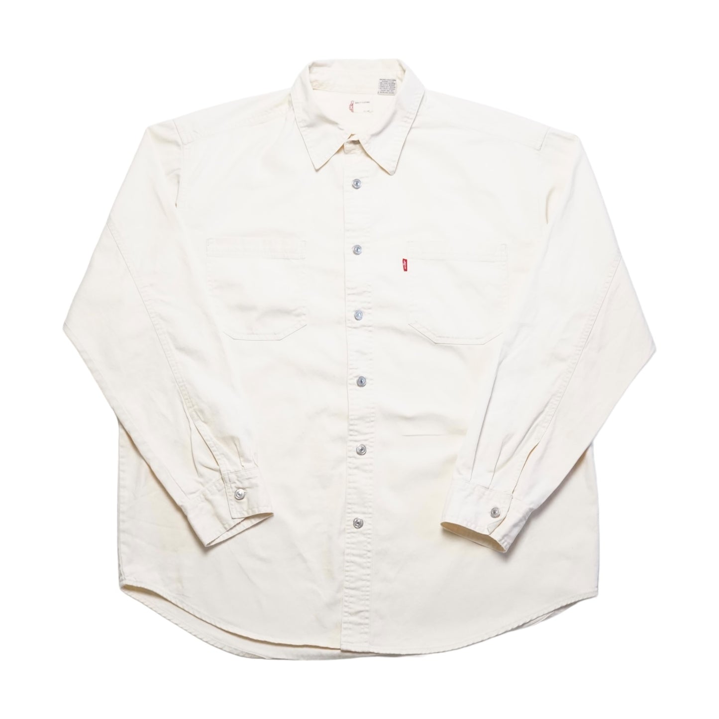 2000s Levi Over Shirt "Cream" Size: L/XL