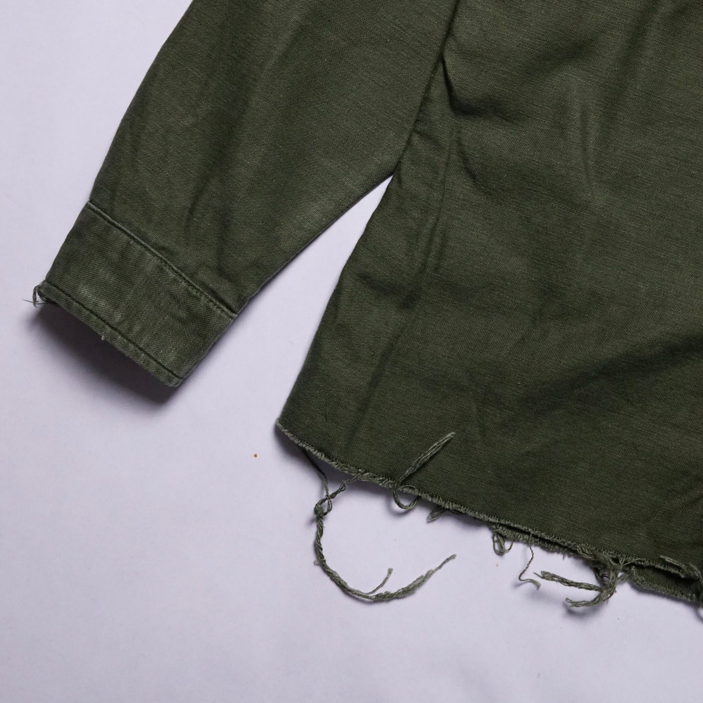 1970s Military OG-107 Fatigue Over Shirt Size: M