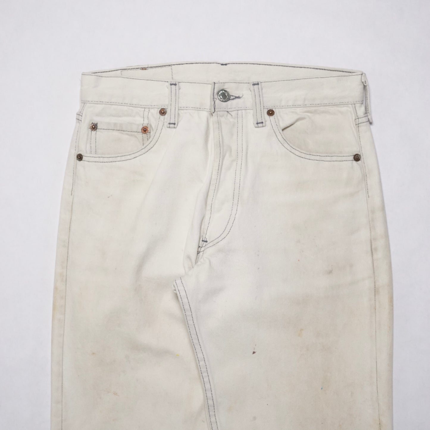 1980s Levi 501 "White" Size: 28W/30L