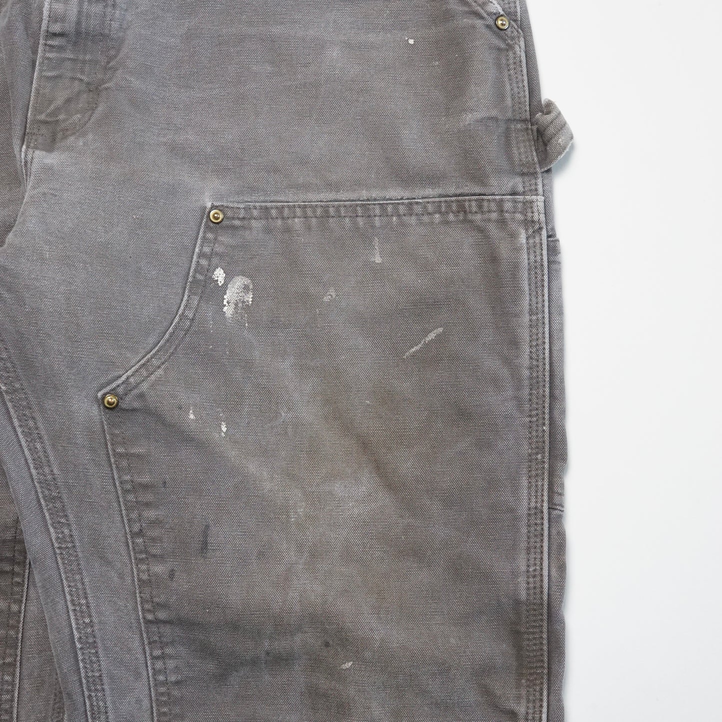 1990s Carhartt Double Knee "Grey" Size: 38W/30L