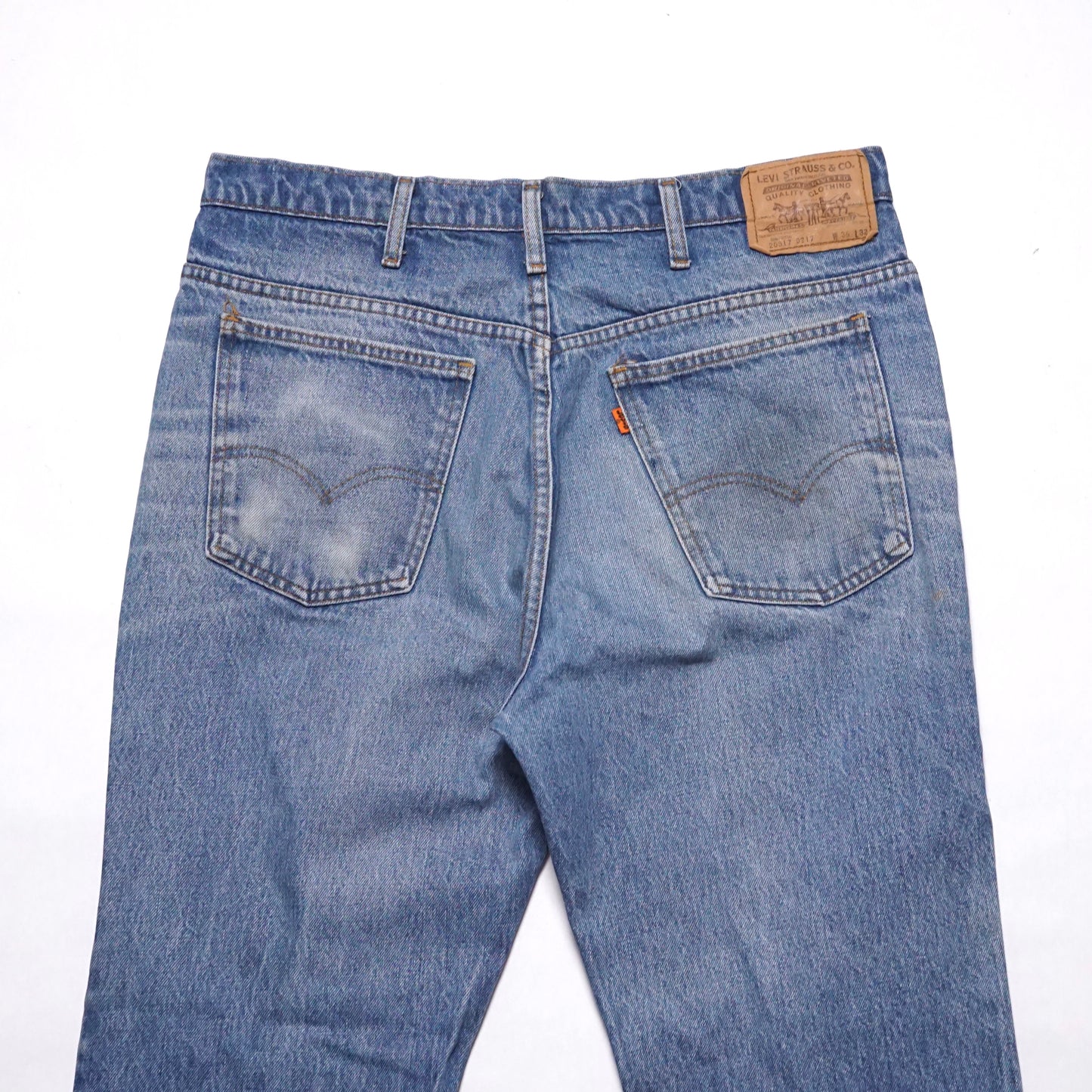 1980s Levi 517 Orange Tab "Sand" Size: 35W/32L