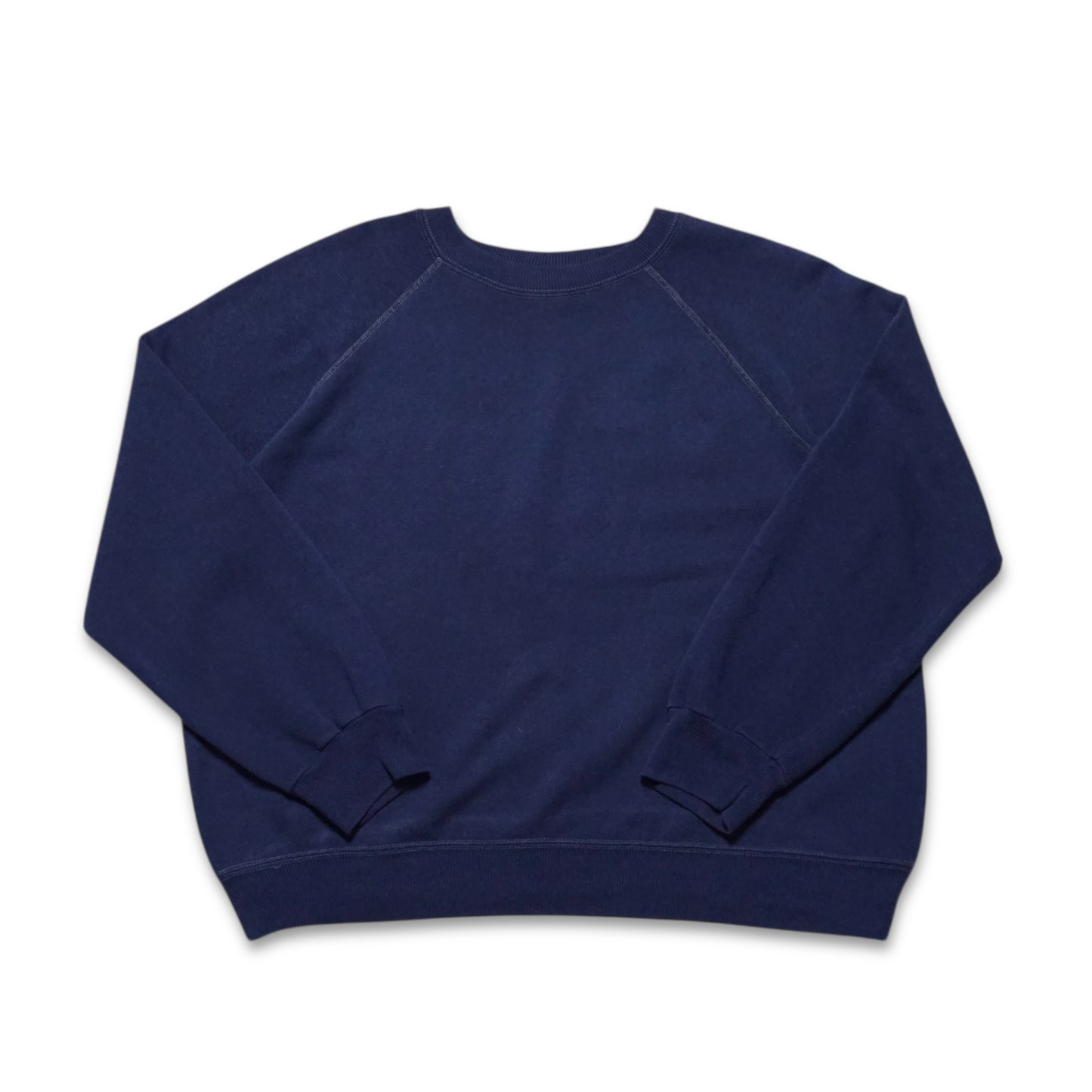 1980s Raglan Sweatshirt "Navy" Size: L