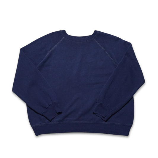 1980s Raglan Sweatshirt "Navy" Size: L