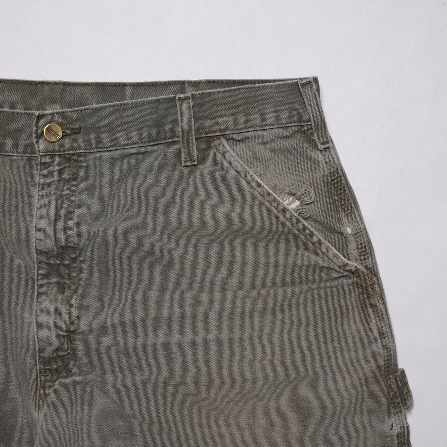2000s Carhartt Carpenter Short "Olive" Size: 37W