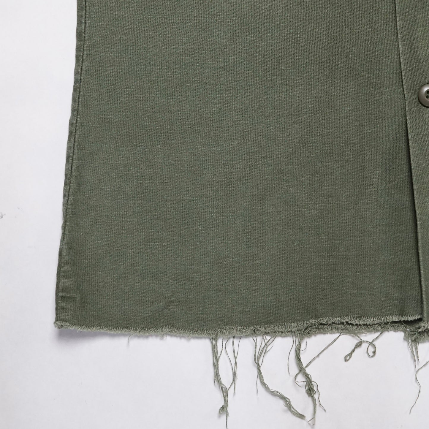 1970s Military OG-107 Fatigue Over Shirt Size: L/XL