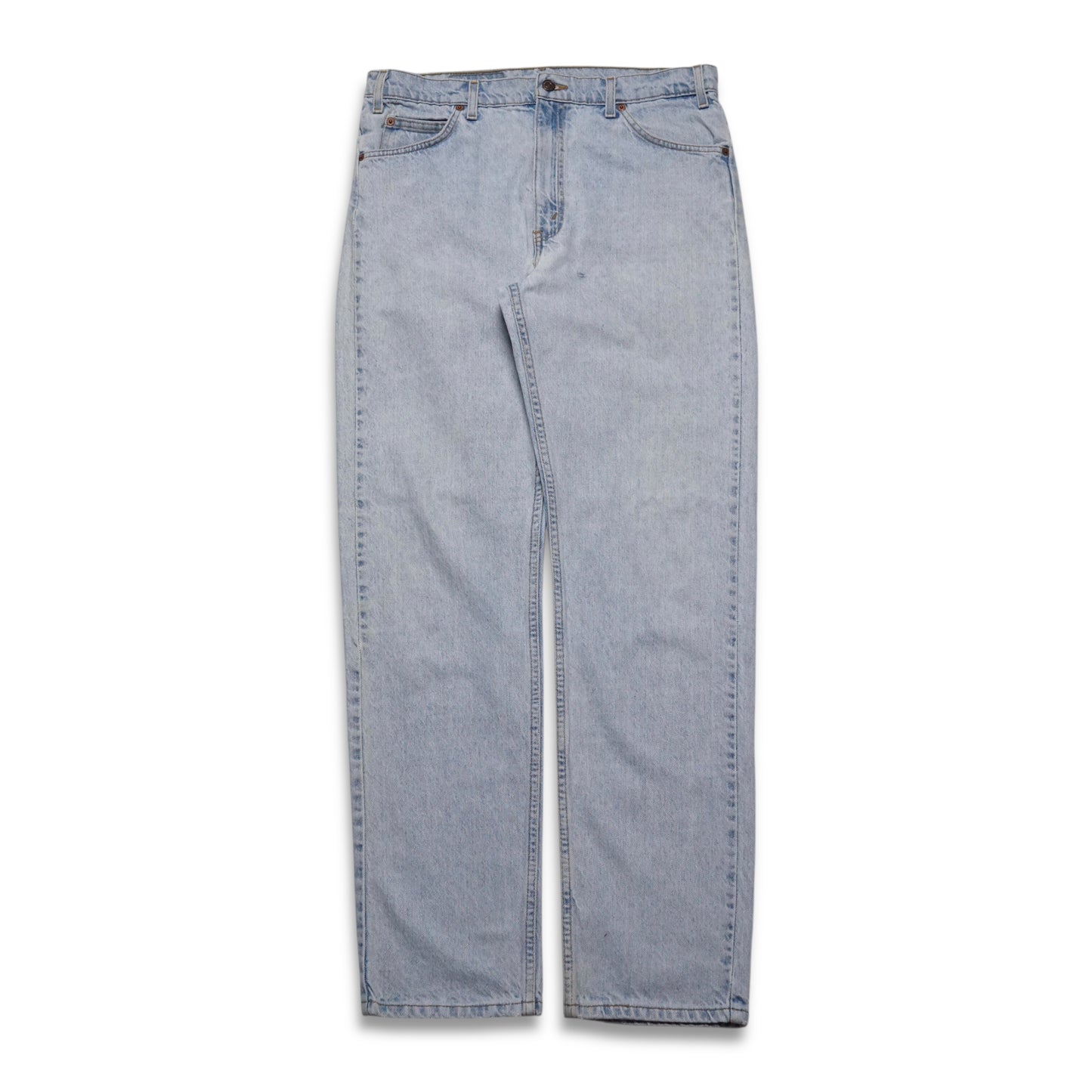 1990s Levi 505 Orange Tab "Light Wash" Size: 35W/32L