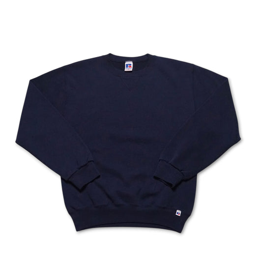 1990s Russell Athletic Sweatshirt "Navy" Size: S