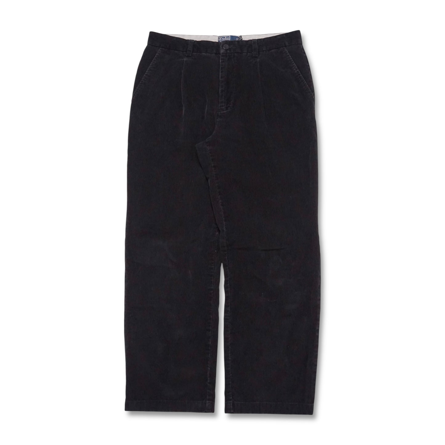 1990s Polo Corduroy Pant "Black" Size: 33W/29L