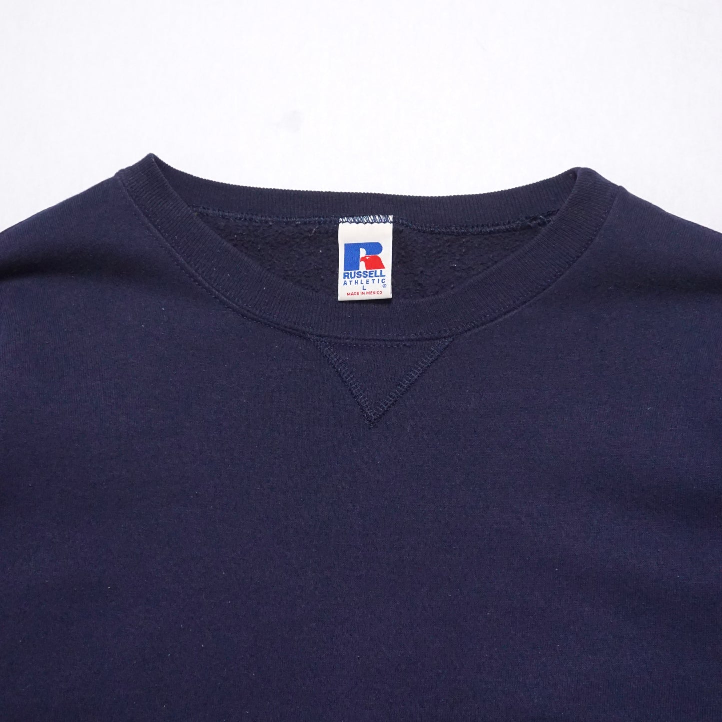 1990s Russell Athletic Sweatshirt "Navy" Size: L/XL